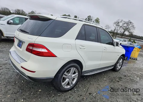 2012 Mercedes-Benz Ml 350 4Matic from USA, damaged, VIN 4JGDA5HB5CA028498